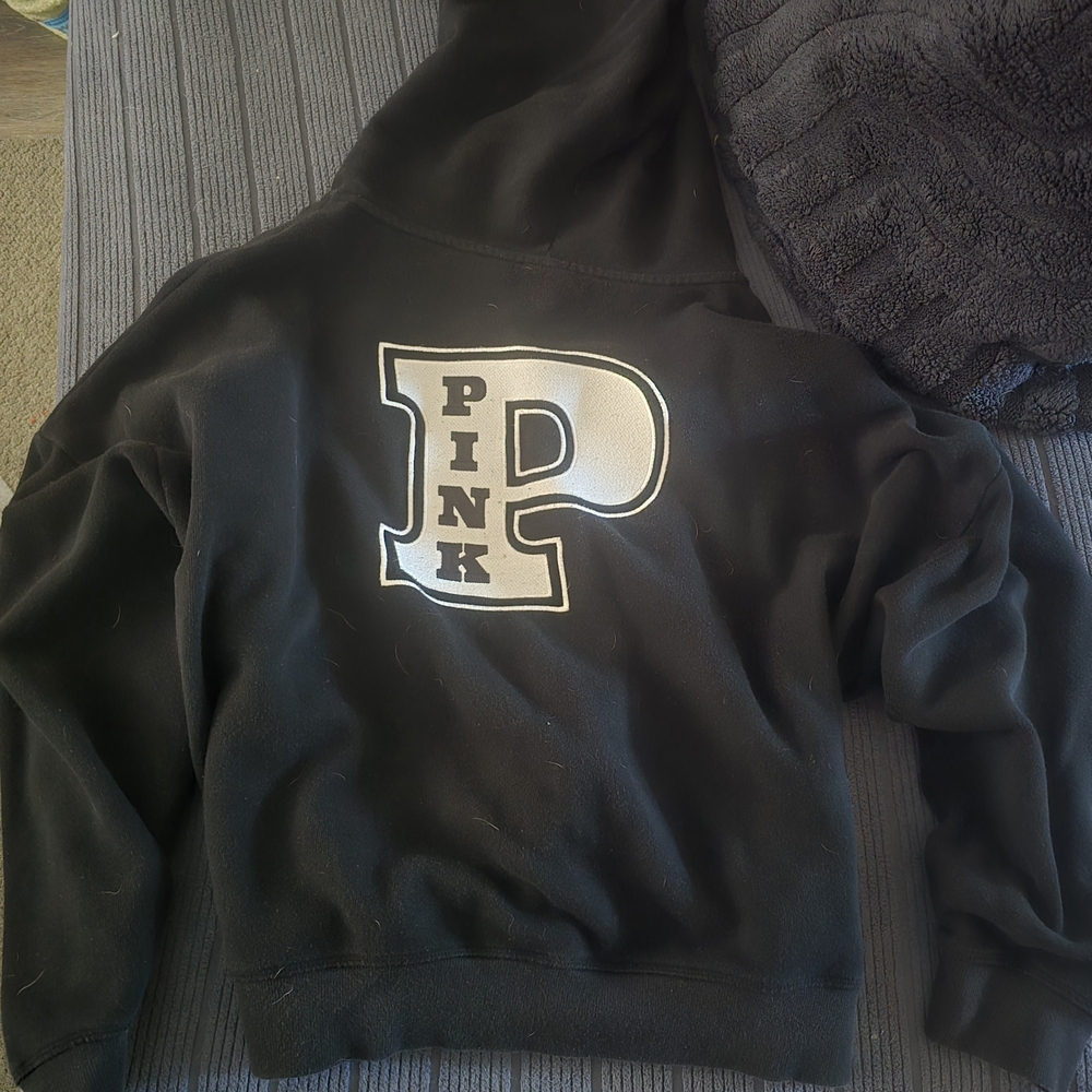 PINK Victoria's Secret Kids Black Hoodie